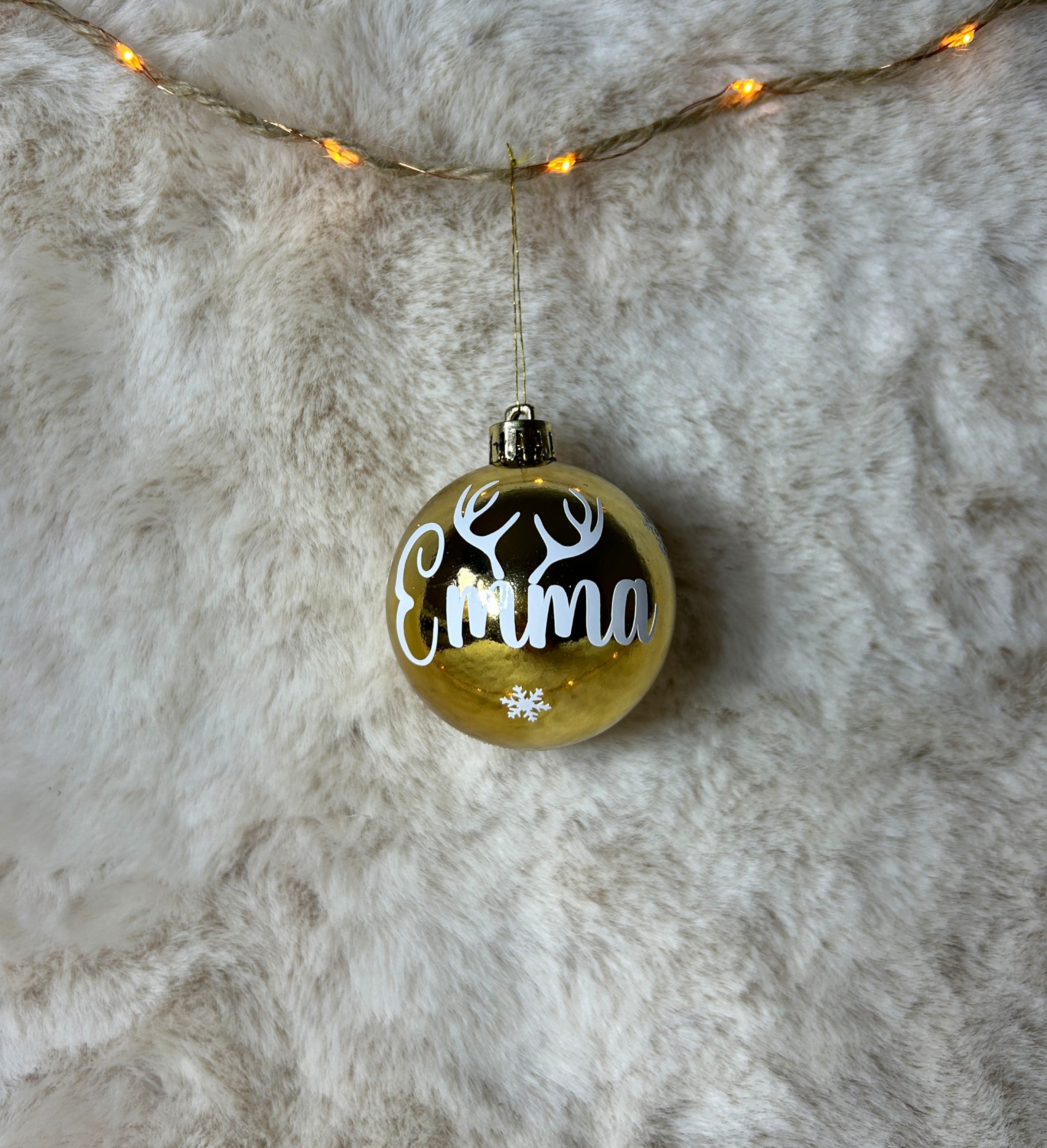 Boule de Noël personnalisée – Souvenir unique à suspendre