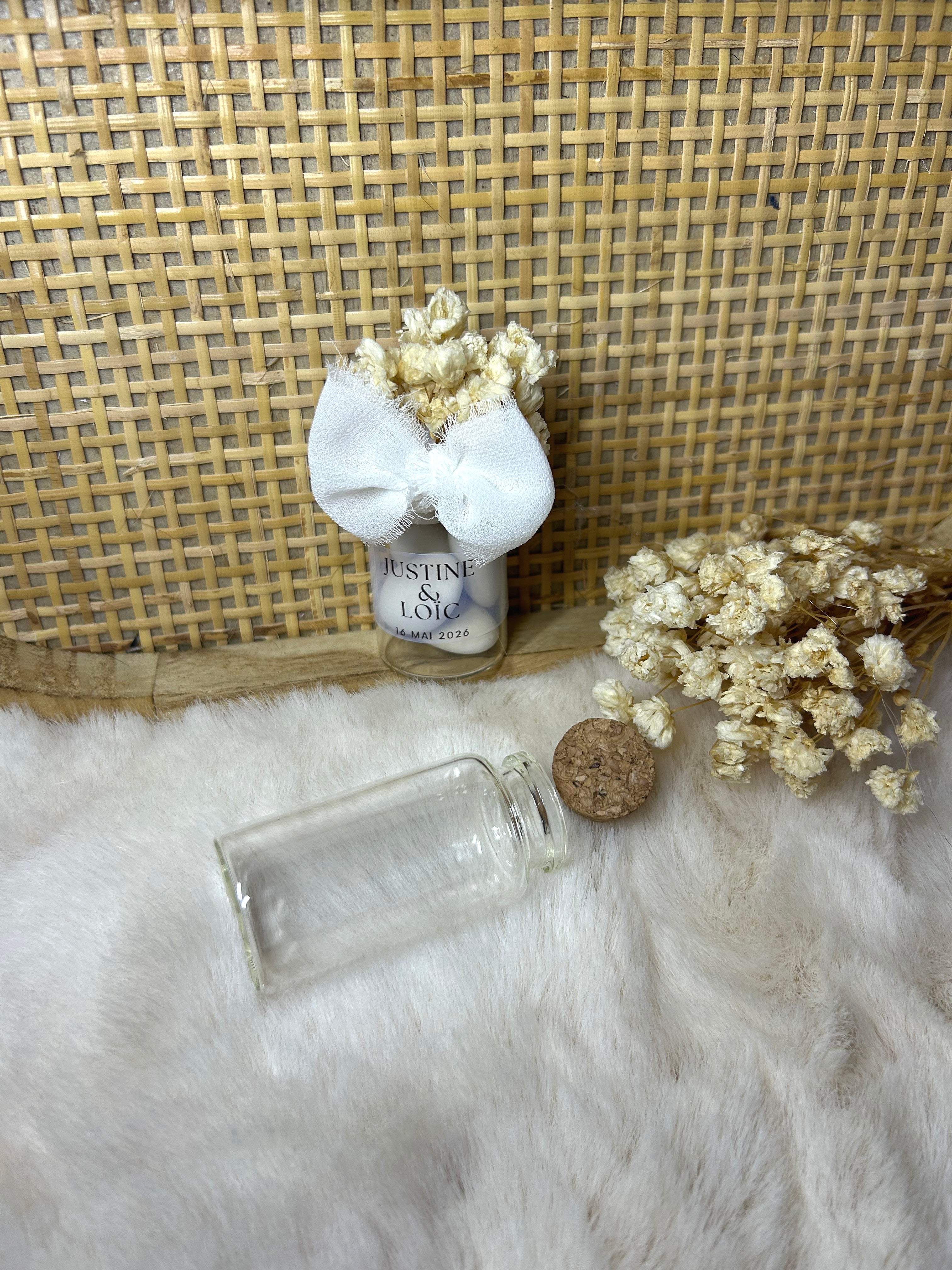 Fiole " Doux présent " - Quelques douceurs, pour un moment à garder précieusement.