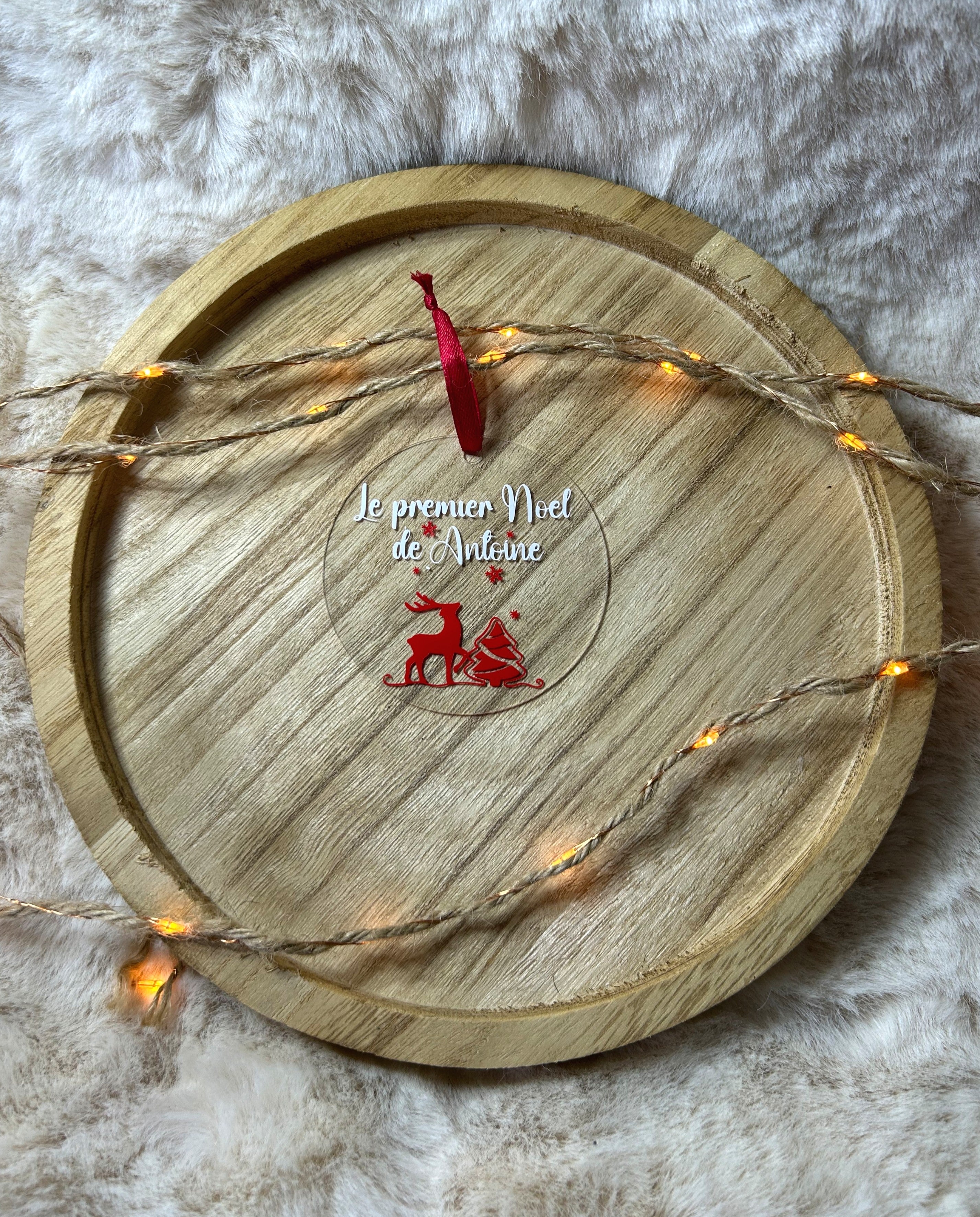 Suspensions de Noël « Mon premier Noël » - Une douce décoration pour célébrer la toute première magie de Noël de bébé