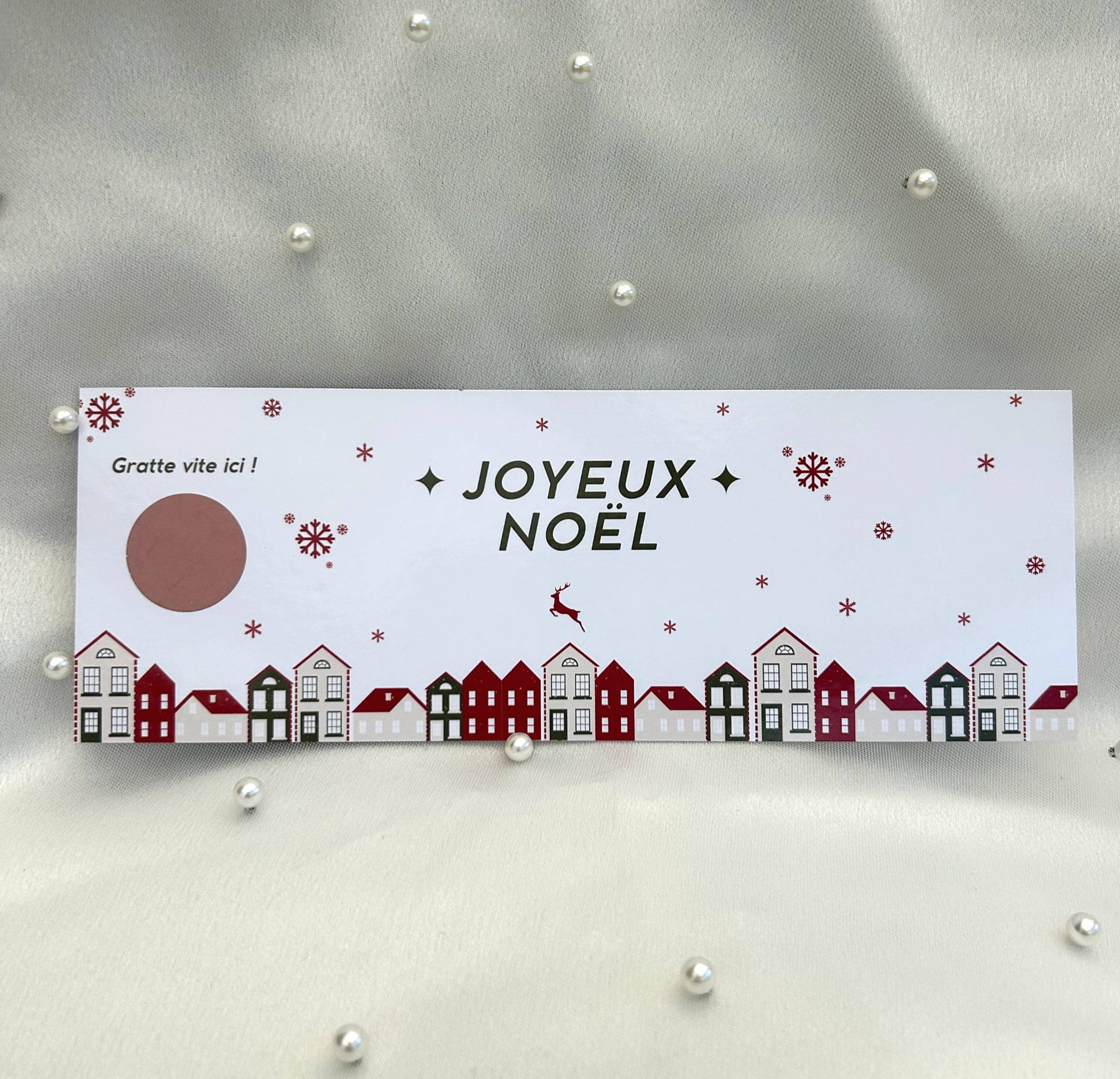 Cartes à gratter spécial Noël