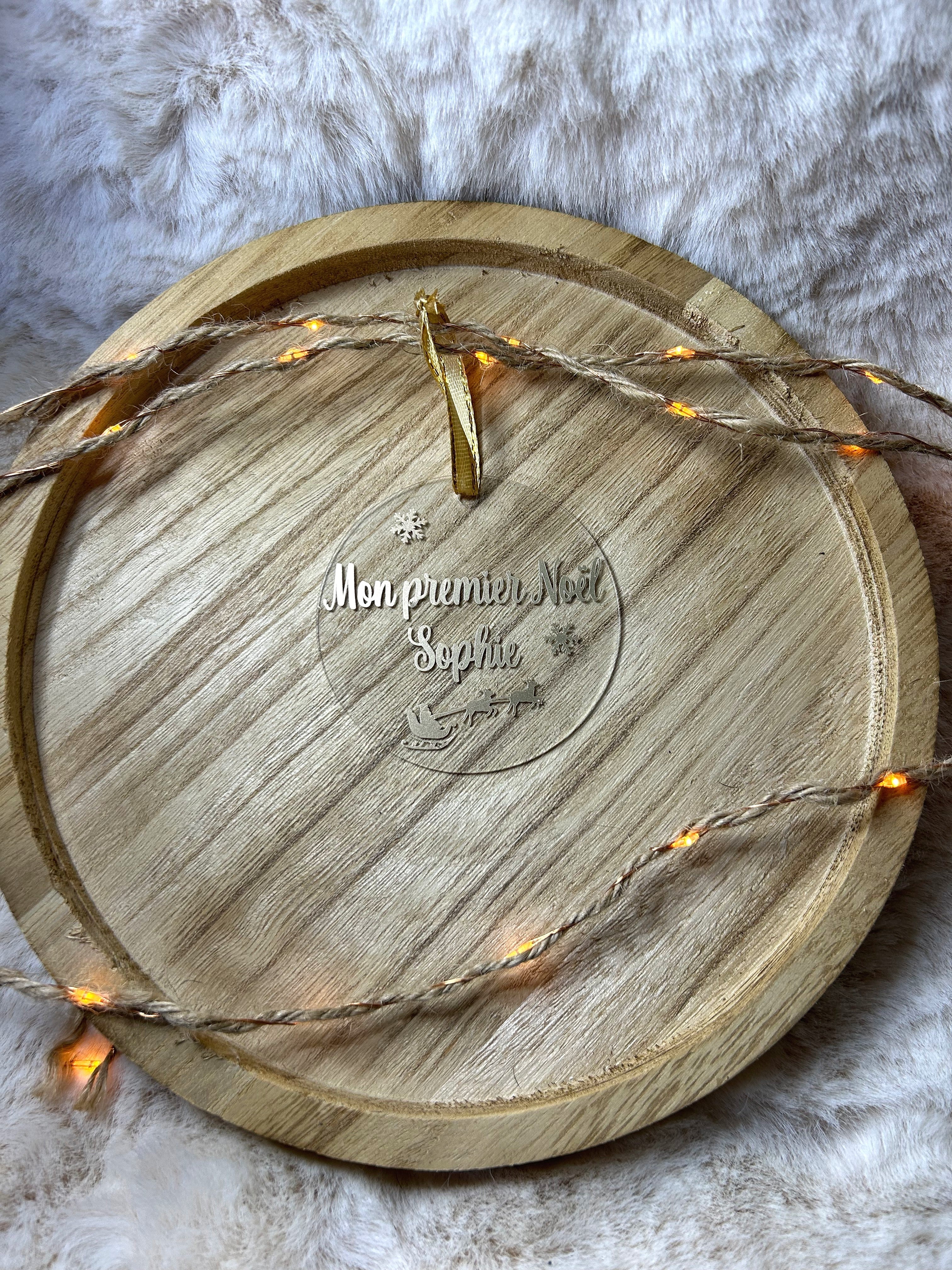 Suspensions de Noël « Mon premier Noël » - Une douce décoration pour célébrer la toute première magie de Noël de bébé