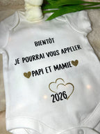 Body « Bientôt je pourrai vous appeler papi et mamie - 2026 »