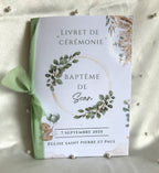 Livret de cérémonie « Balade Champêtre » - Une page après l'autre, l'histoire d'un moment précieux