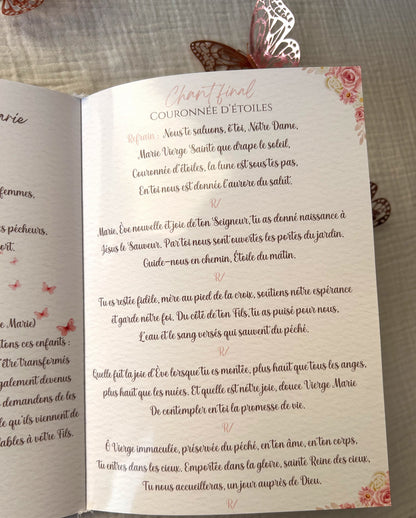 Livret de cérémonie " Papillon de tendresse " - Une cérémonie qui s'ouvre comme une battement d'ailes.