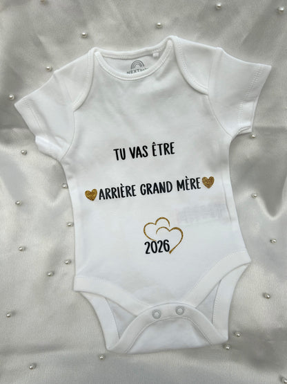 Body annonce grossesse - Quand bébé à tant à dire