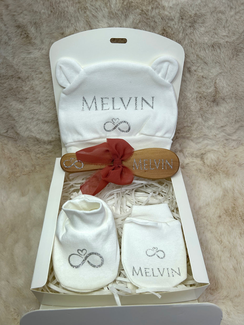 Coffret naissance « Mon cocon précieux » - Les essentiels réunis dans un coffret rempli de douceur et d’amour.