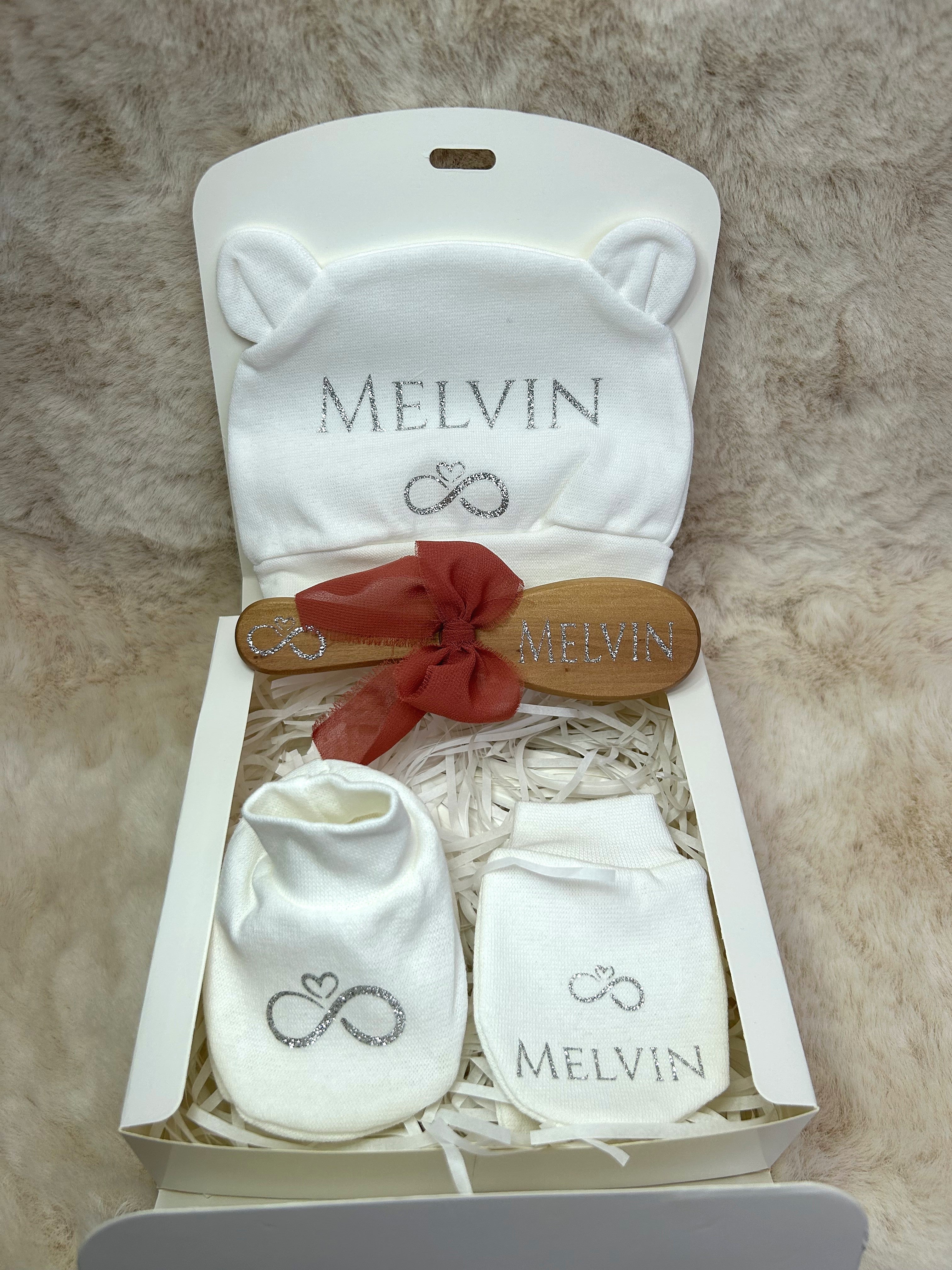 Coffret naissance « Mon cocon précieux » - Les essentiels réunis dans un coffret rempli de douceur et d’amour.