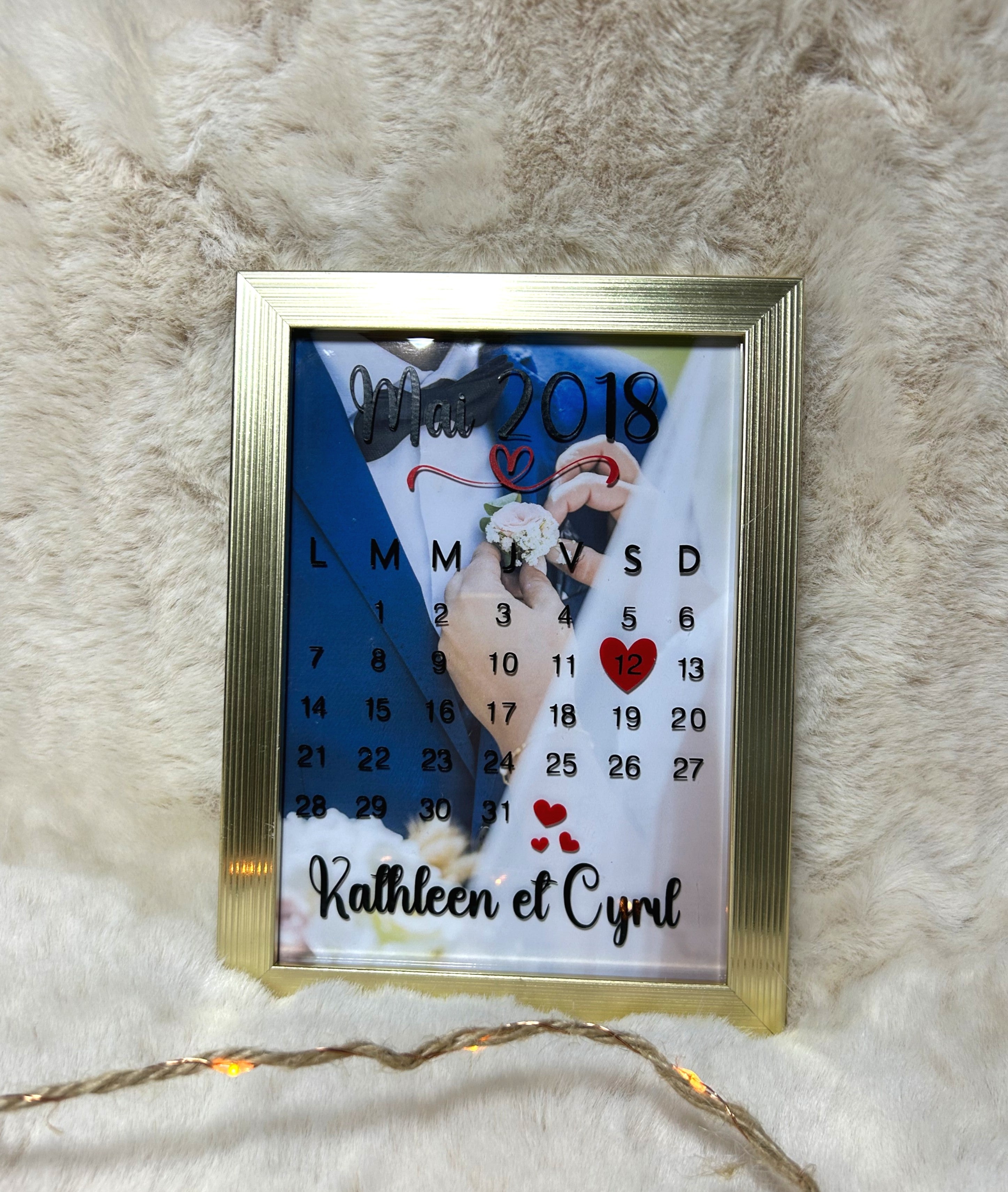 Cadre « Souvenir encadré » - Parce que certains jours méritent d’être gardés près de soi.