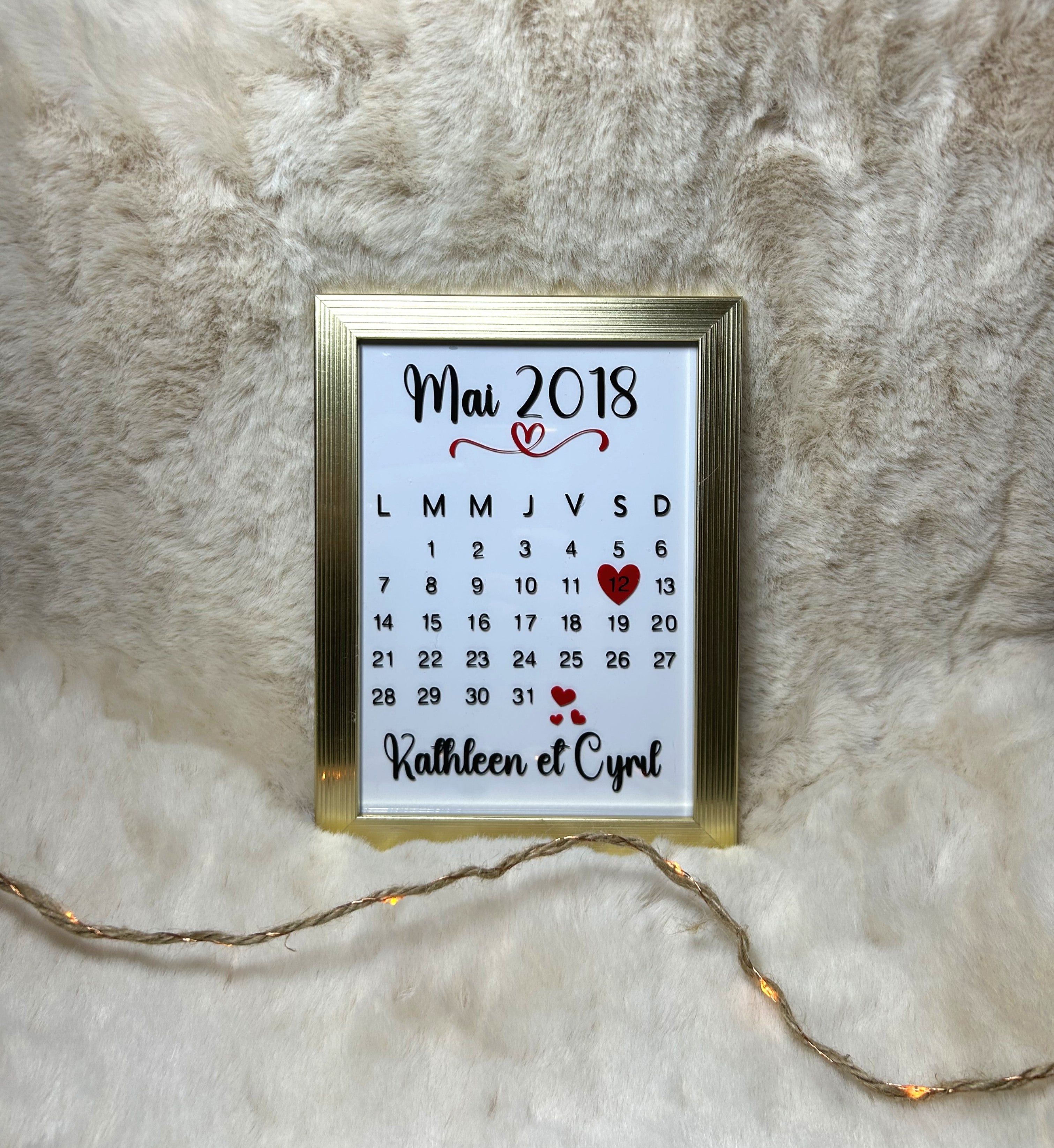 Cadre « Souvenir encadré » - Parce que certains jours méritent d’être gardés près de soi.