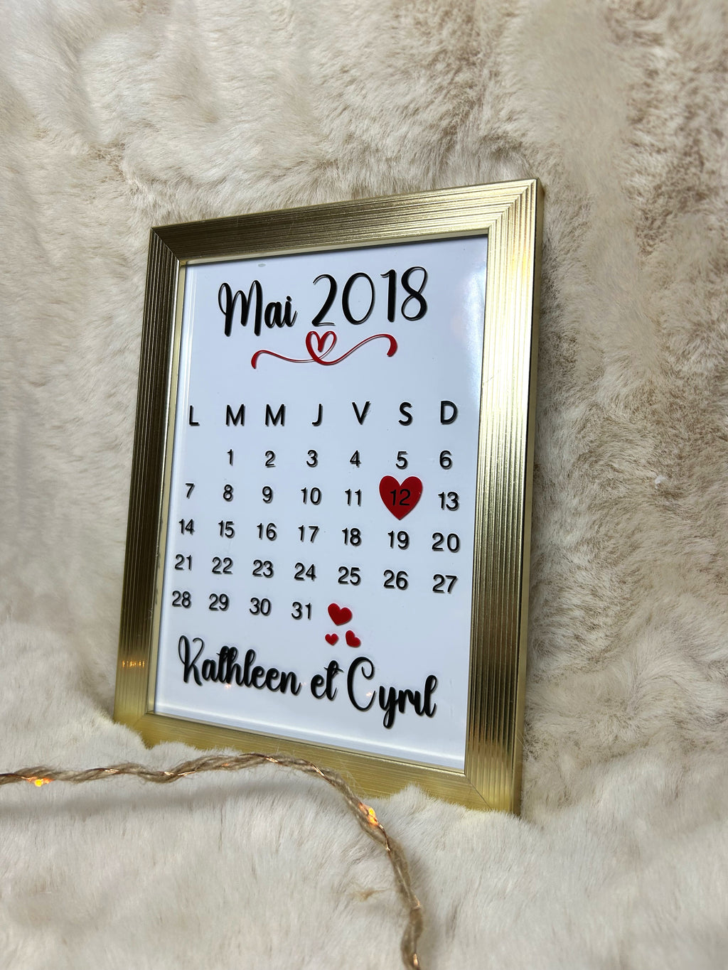 Cadre « Souvenir encadré » - Parce que certains jours méritent d’être gardés près de soi.