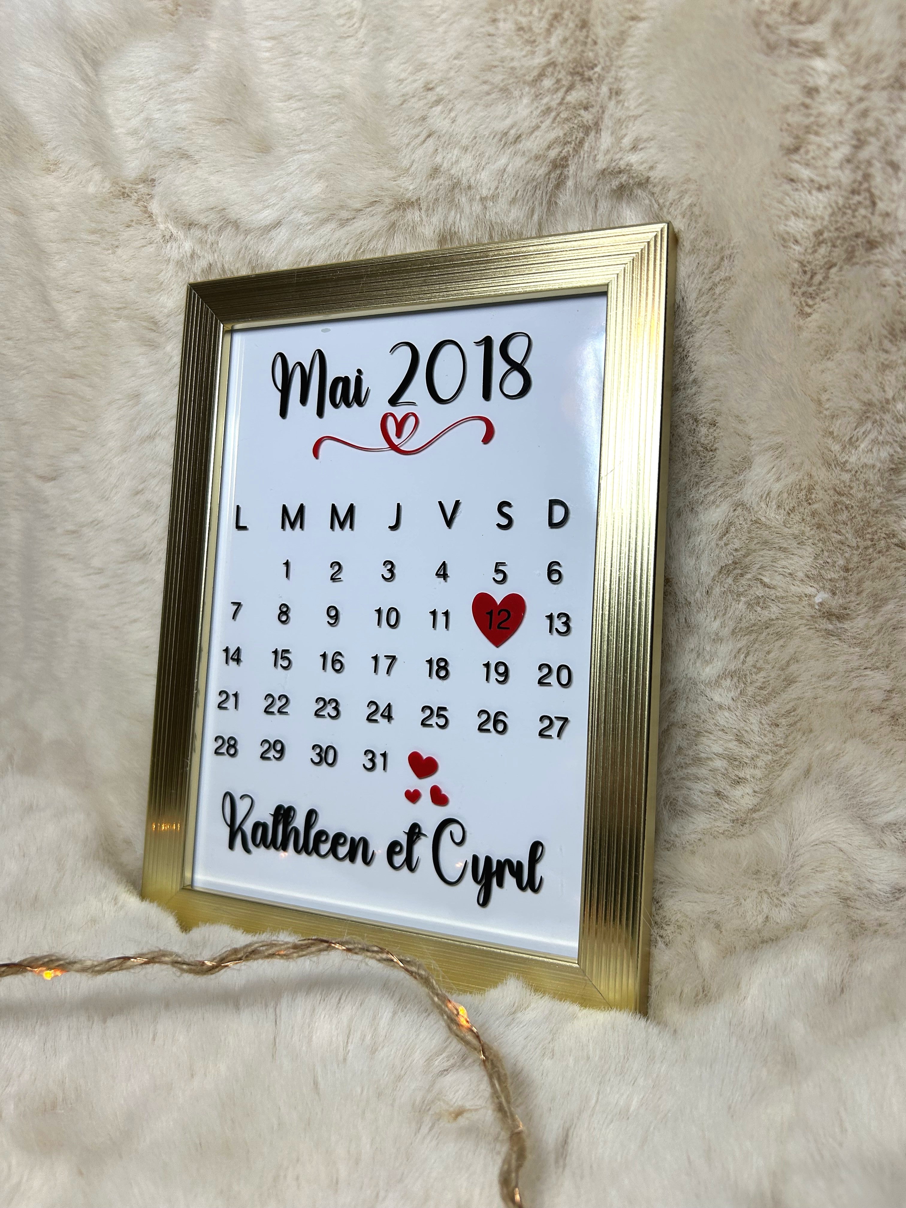 Cadre « Souvenir encadré » - Parce que certains jours méritent d’être gardés près de soi.