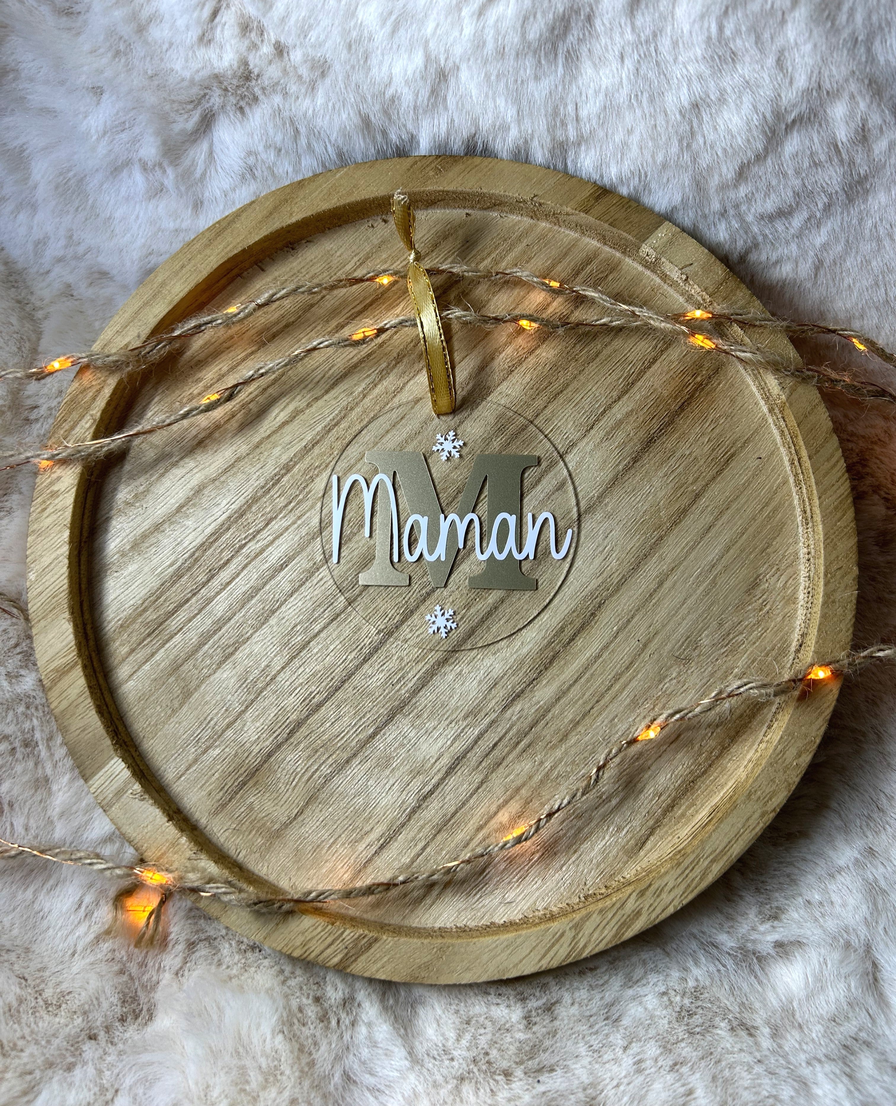 Suspensions de Noël « Les prénoms enchantés » - Chaque prénom devient une petite lumière accrochée à la magie de Noël