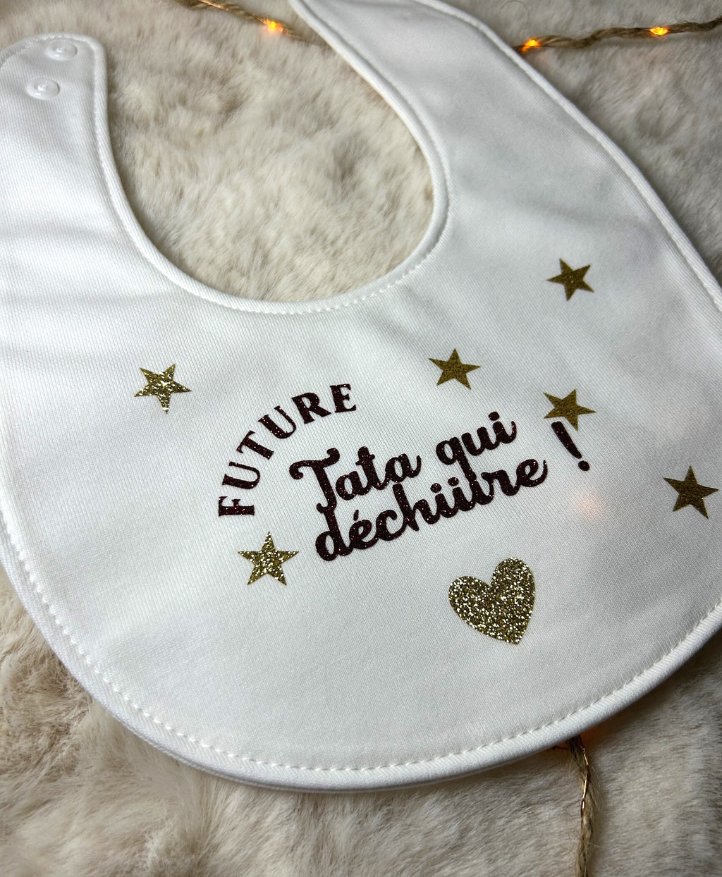 Bavoir « Future tata  qui déchiiire ! »